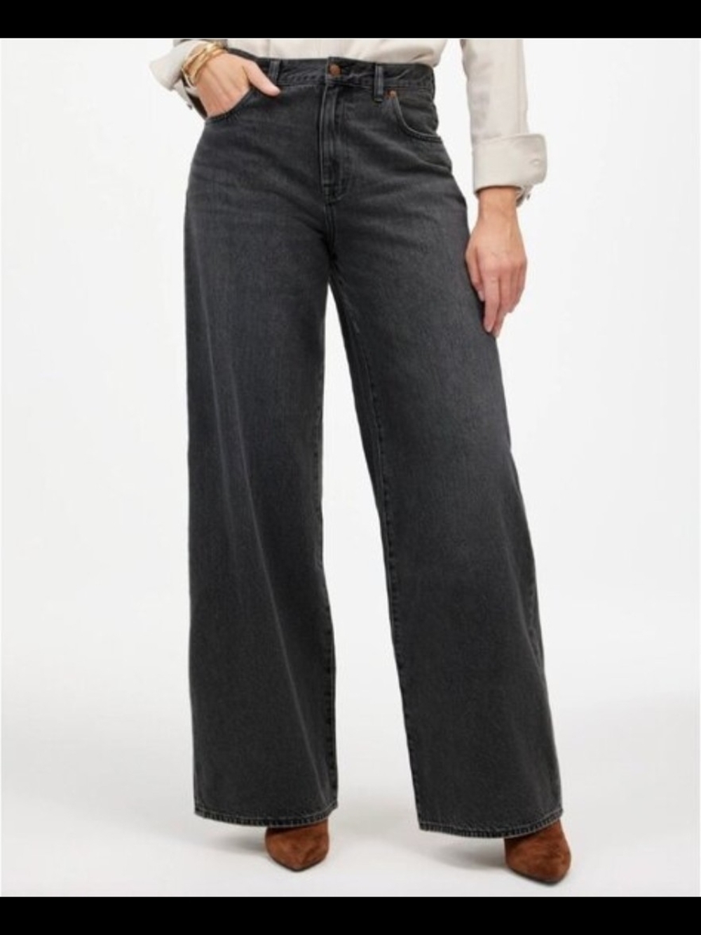 Madewell Superwide Leg Jeans In Kingswood Wash 28